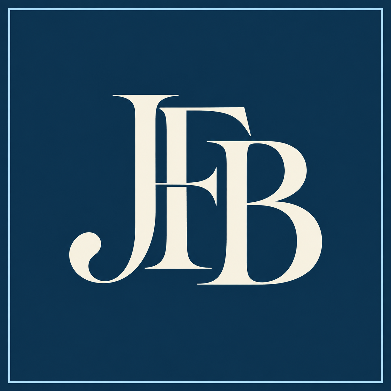 Jean-Félix Brouet — Écrivain Logo Jfb Bleu