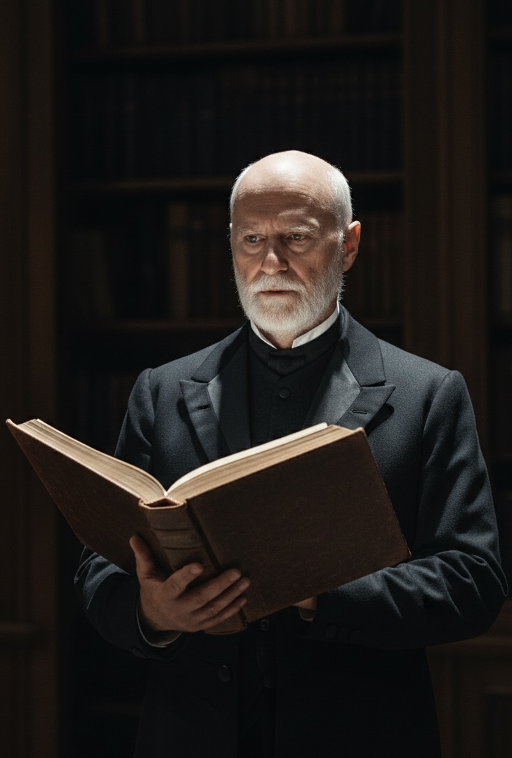 Jean-Félix Brouet — Écrivain Jean-Félix Brouet lisant un livre